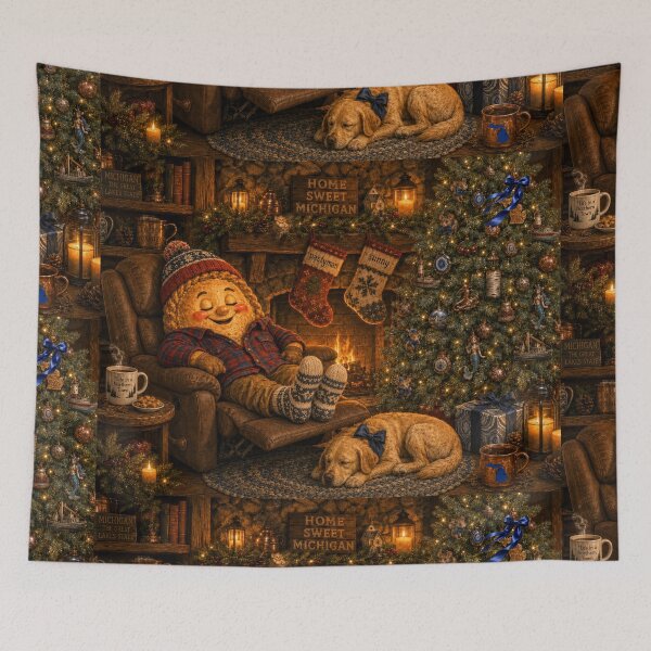Item preview, Pastyman | Home Sweet Michigan Holiday designed and sold by FreshWaterWares.