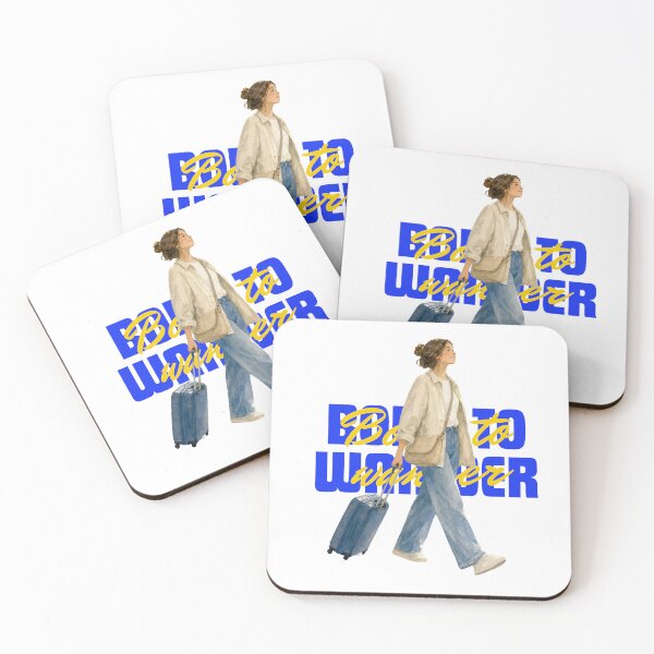 Item preview, Born To Wander Travel Girl Art designed and sold by busesplace.