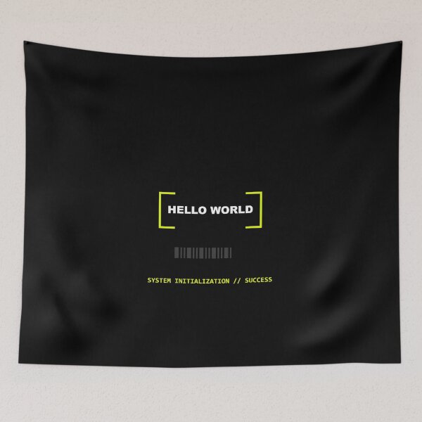 Item preview, Hello World Interface Boot Sequence Graphic designed and sold by bonuspost.