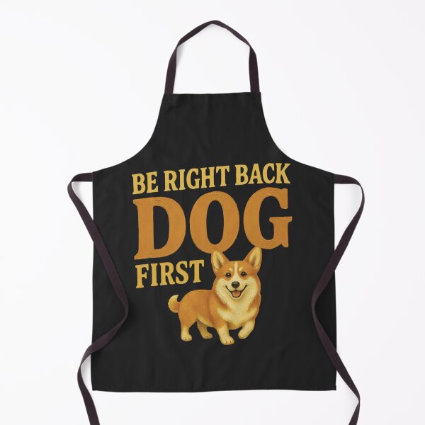 Item preview, Be Right Back. Dog First. | Funny Corgi Dog Lover Vintage Shirt designed and sold by AdicretorDesign.