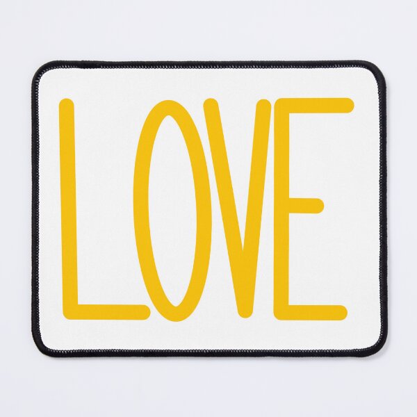 Item preview, LOVE in Yellow Letters designed and sold by allie-honigford.