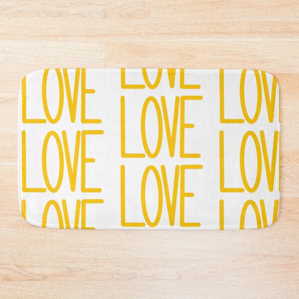 Item preview, LOVE in Yellow Letters designed and sold by allie-honigford.