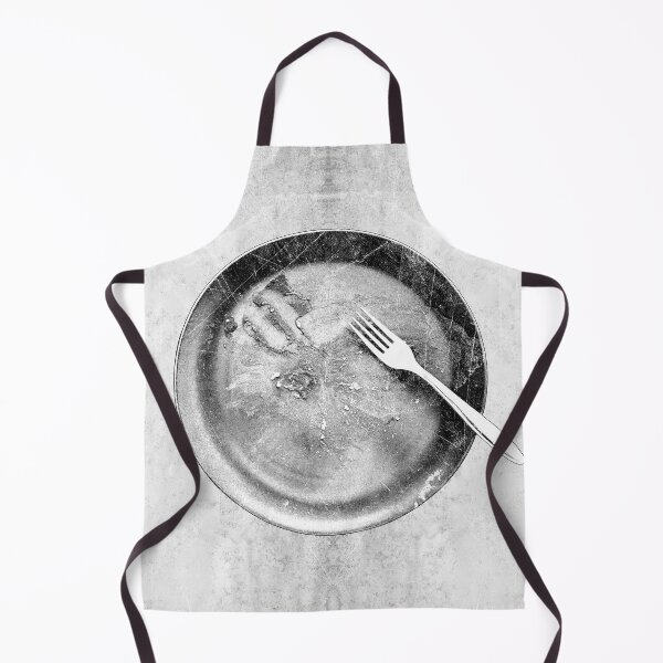 Item preview, Empty Dinner Plate With Fork and Crumbs designed and sold by Ghoul Enterprises.