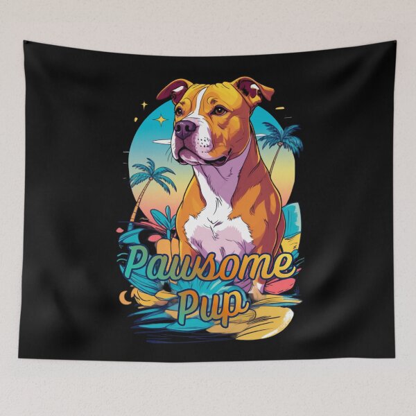 Item preview, Beach Fun And A Pawsome Pup designed and sold by Eranthe Bernardo.