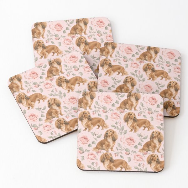Item preview, Dachshund Floral Pattern designed and sold by sportfantees.