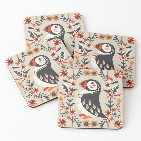 Item preview, Scandinavian Folk Art, Atlantic Puffin designed and sold by xiao xuans.