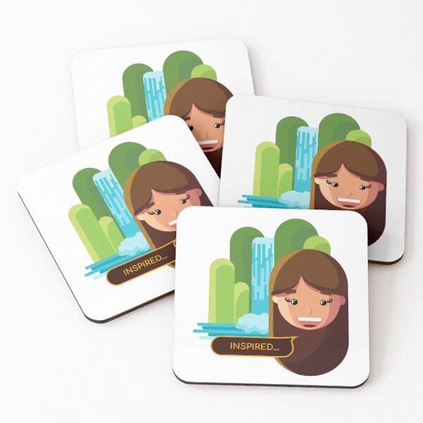 Item preview, Inspired by Nature | Funny Creative Girl Sticker designed and sold by Creatory.studio.
