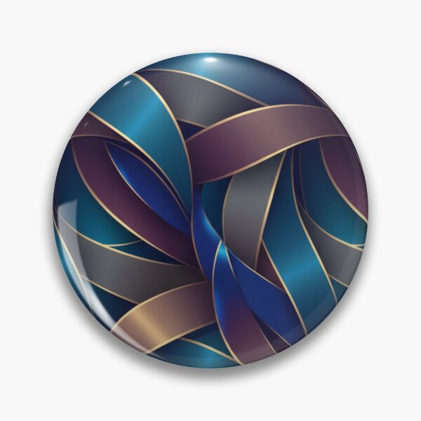 Item preview, Fluid Ribbon Wave Pattern designed and sold by FreshPixelArt.