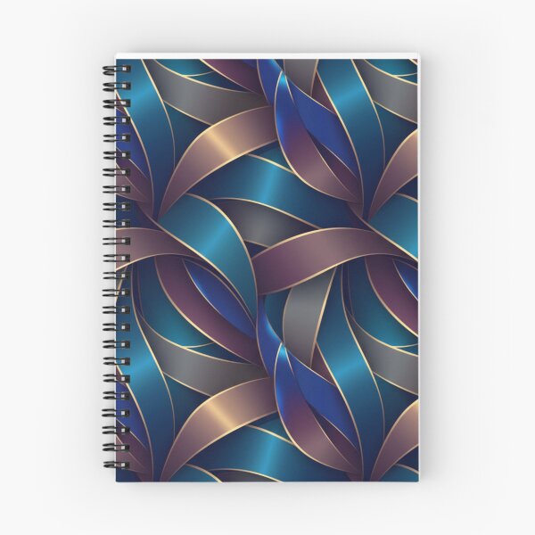 Item preview, Fluid Ribbon Wave Pattern designed and sold by FreshPixelArt.