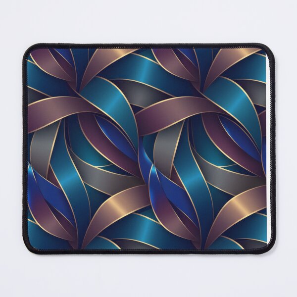 Item preview, Fluid Ribbon Wave Pattern designed and sold by FreshPixelArt.