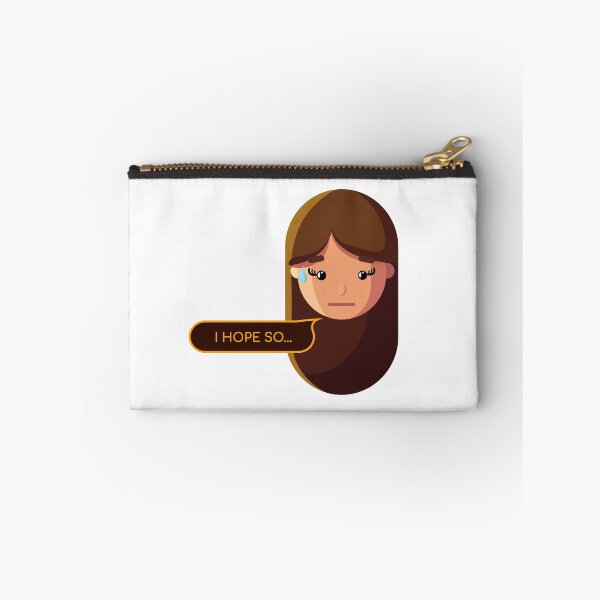 Item preview, I Hope So... | Funny Creative Girl Sticker designed and sold by Creatory.studio.