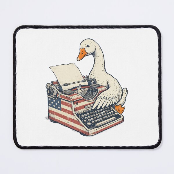 Item preview, Vintage Typewriter Goose designed and sold by Tiffany Roy.