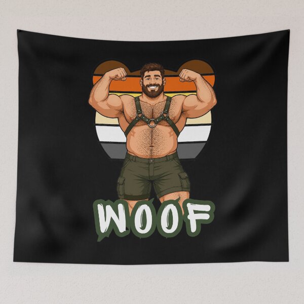 Item preview, Gay Daddy In Mountains| Gay Bear Pride Leather Gift For Gay Bears designed and sold by BrokenLabel.