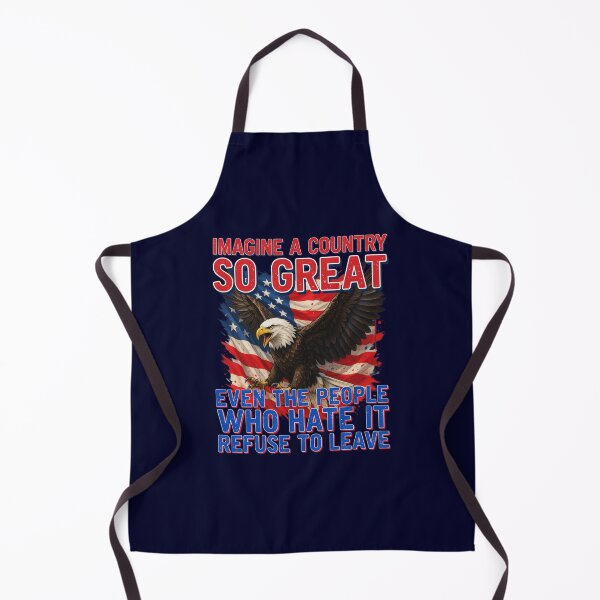 Item preview, Sarcastic Humor Proud American IMAGINE A COUNTRY SO GREAT EVEN THE PEOPLE designed and sold by fantasticdesign.