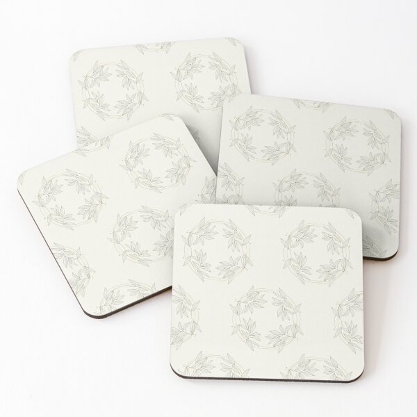 Item preview, Botanical Line Halo Pattern designed and sold by FreshPixelArt.