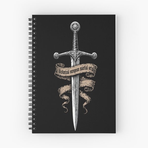 Item preview, HEMA Medieval Longsword Banner, Historical European Martial Arts designed and sold by blackdoggdesign.