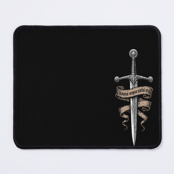 Item preview, HEMA Medieval Longsword Banner, Historical European Martial Arts designed and sold by blackdoggdesign.