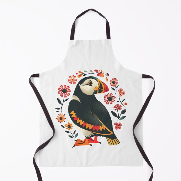 Item preview, Scandinavian Folk Art, Atlantic Puffin designed and sold by xiao xuans.