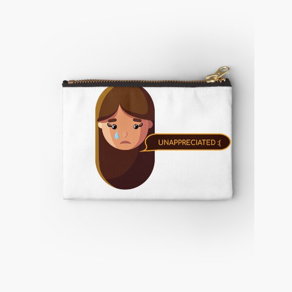 Item preview, Unappreciated | Funny Creative Girl Sticker designed and sold by Creatory.studio.