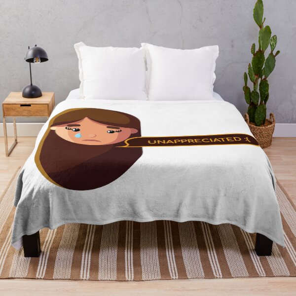 Item preview, Unappreciated | Funny Creative Girl Sticker designed and sold by Creatory.studio.