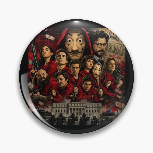 Item preview, The Perfect Heist Collage Art | Inspired Crime Drama Fan Design designed and sold by AndGarciart.