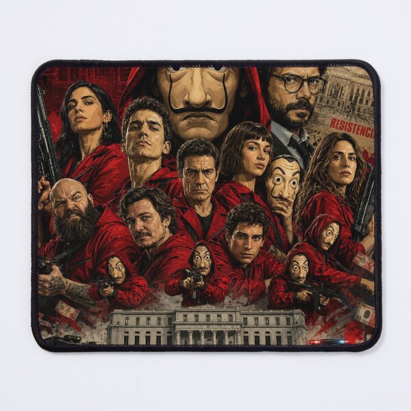 Item preview, The Perfect Heist Collage Art | Inspired Crime Drama Fan Design designed and sold by AndGarciart.