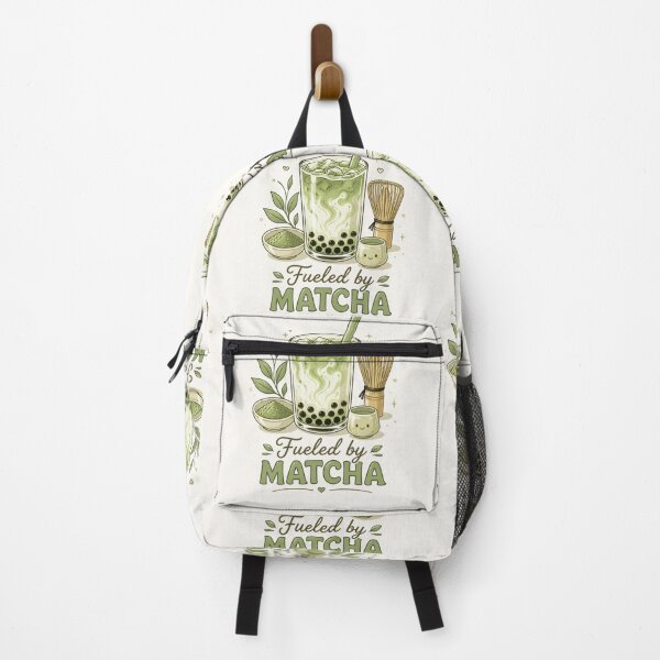 Item preview, Fueled by Matcha Minimalist Aesthetic | Cute Iced Matcha Latte Line Art | Pastel Coffee & Tea Lover Design designed and sold by LuxeBuzz.