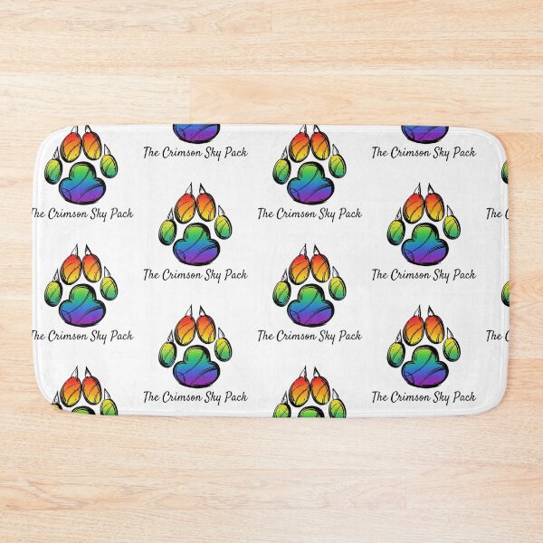 Item preview, Crimson Sky LGBTQ+ Paw designed and sold by TheNightKeepersTale.