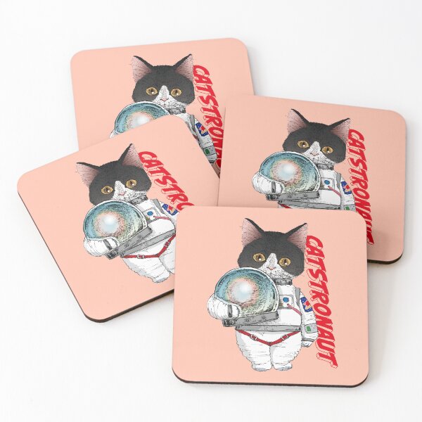 Item preview, COSMIC MEOW #01: Mission Ready - Black and White Cat designed and sold by Neco Uchoo!.