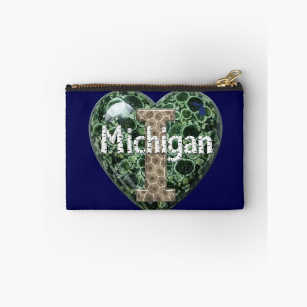 Item preview, I Love Michigan | Great Lakes Stone Art designed and sold by FreshWaterWares.