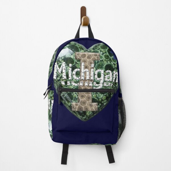 Item preview, I Love Michigan | Great Lakes Stone Art designed and sold by FreshWaterWares.