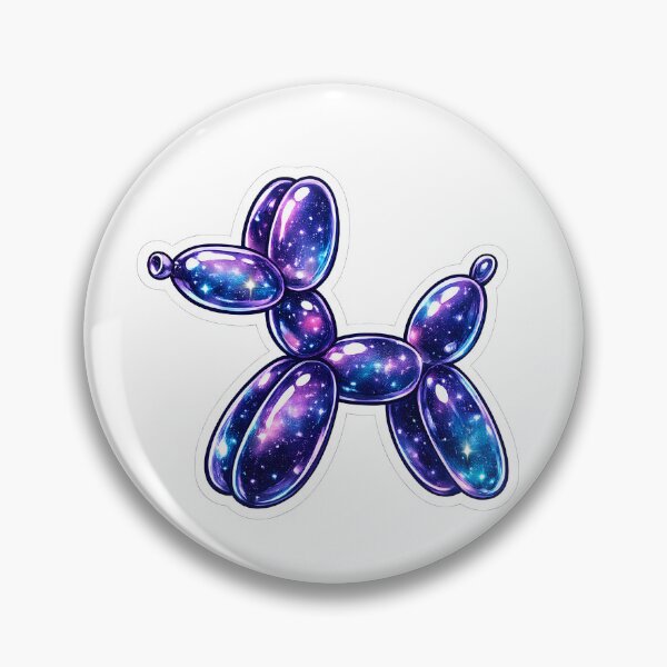 Item preview, Cosmic Balloon Dog Sticker | Galaxy Balloon Animal | Space Art Aesthetic designed and sold by Moh-nd-Eg.