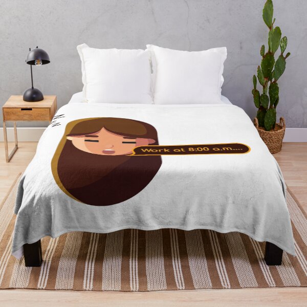 Item preview, Work at 8:00 A.M. | Funny Morning Sticker designed and sold by Creatory.studio.