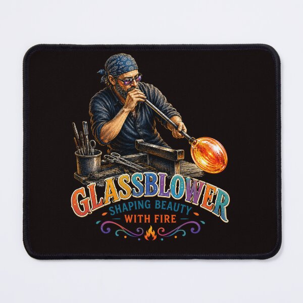Item preview, Vintage Glassblower | Shaping Beauty With Fire Artisan Design designed and sold by Tadeusz1.