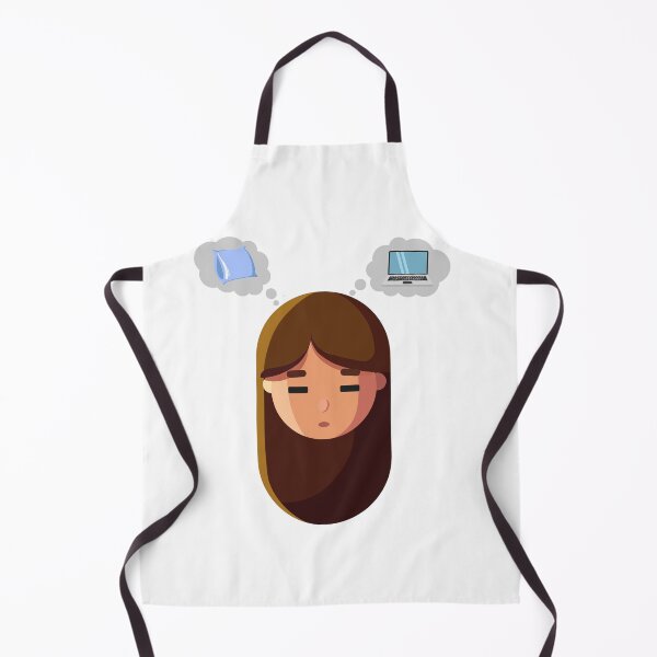 Item preview, Sleep or Work? | Funny Creative Girl Sticker designed and sold by Creatory.studio.