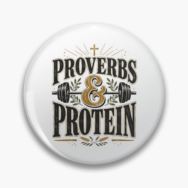 Item preview, Proverbs and Protein Faith Fitness Funny Gym Design,Christian Workout Motivation Fitness Lover, Gym Humor Scripture  designed and sold by Teeture.