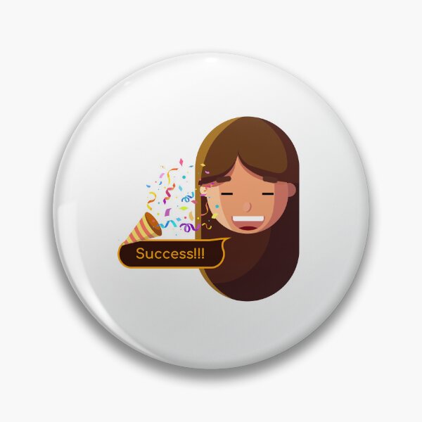 Item preview, Success! | Funny Creative Girl Sticker designed and sold by Creatory.studio.