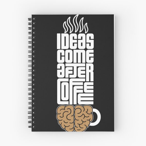 Item preview, IDEAS COME AFTER COFFEE designed and sold by OskarTrendz.
