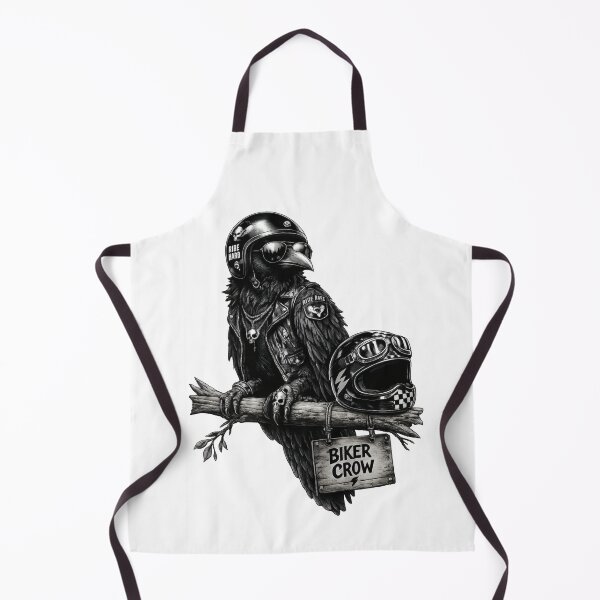 Item preview, Biker Crow | Cool Motorcycle Bird Illustration designed and sold by NucciCollective.