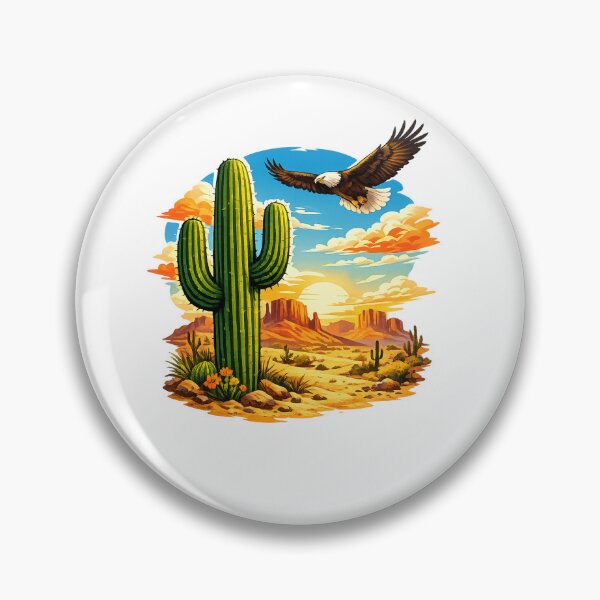 Item preview, Desert Eagle flying by cactus tshirts, phone cases, hoodies designed and sold by MixPhoneCases.