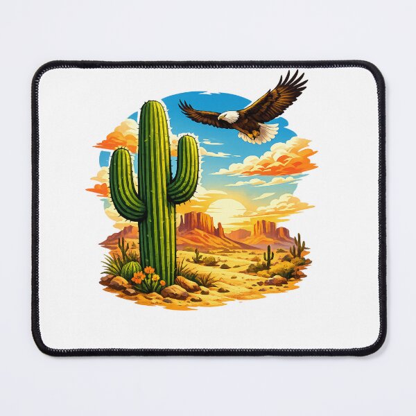 Item preview, Desert Eagle flying by cactus tshirts, phone cases, hoodies designed and sold by MixPhoneCases.