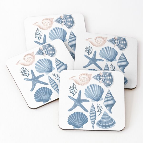 Item preview, Blue Seashells designed and sold by xiao xuans.