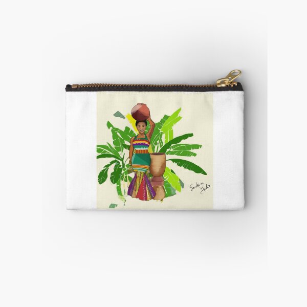 Item preview, African woman with pot on her head designed and sold by DARKOENT.