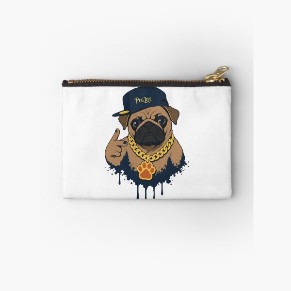 Item preview, Pug Life — Pug in Rap Chain Animal-pun Humor designed and sold by MOSIDRIP™.