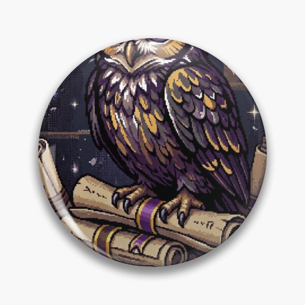 Item preview, I Know Things I'm Not Telling - Cryptic Owl Pixel Art designed and sold by Arobinoz.