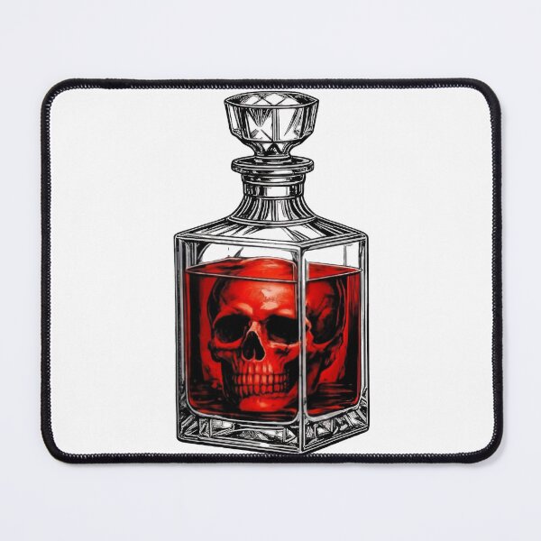 Item preview, Blood Red Skull Elixir In Crystal Decanter designed and sold by Munib320.