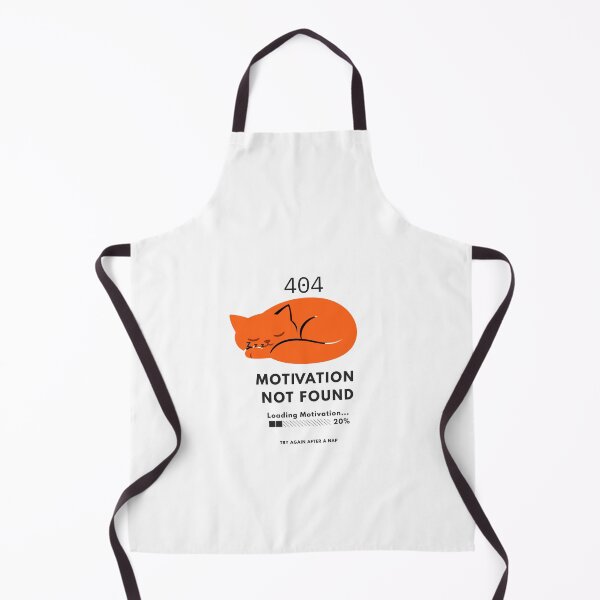 Item preview, 404 Motivation Not Found Funny Sleeping Cat Sticker | Cute Lazy Cat Meme | Programmer & Student Gift designed and sold by Savage Cat Quotes.