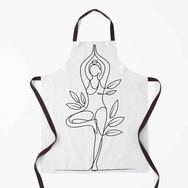 Item preview, Minimalist Tree Pose Line Art designed and sold by 108stillness.