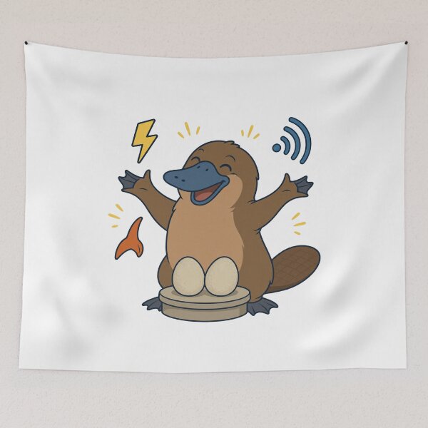 Item preview, Eggs-tra Ordinary — Platypus with Eggs Animal-pun Humor designed and sold by MOSIDRIP™.