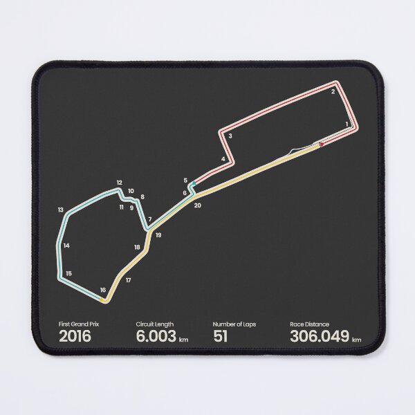 Item preview, Baku City Circuit | Azerbaijan Grand Prix Motorsports Circuit Map designed and sold by archetype prints.